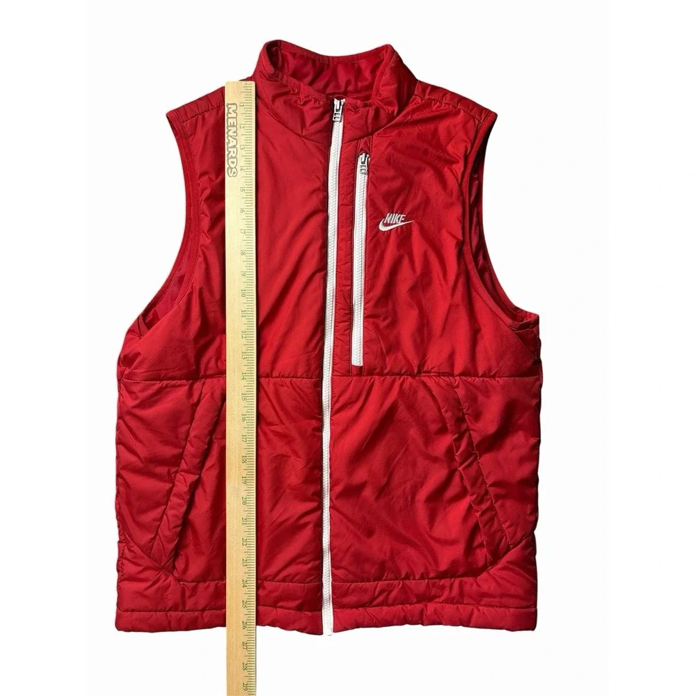 Nike Sportswear Therma-Fit Legacy Vest Size Medium Men's Red (P1)